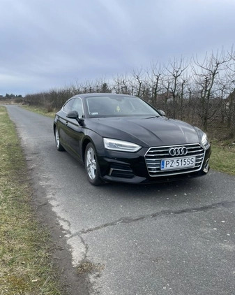 Audi A5 cena 99000 przebieg: 52000, rok produkcji 2018 z Brodnica małe 562